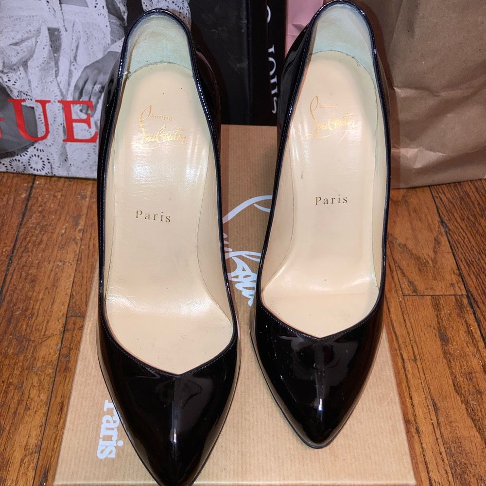 Black Christian Louboutin stiletto